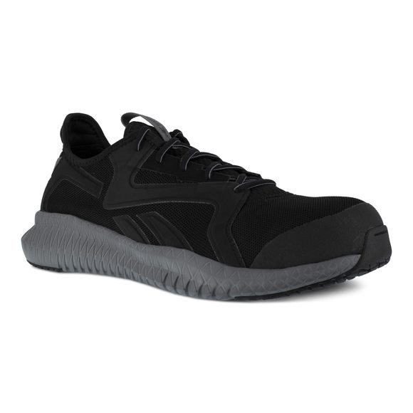Reebok Work Flexagon 30 Work Comp Toe Womens Oxford 10 BM US BlackGrey - Picture 1 of 1